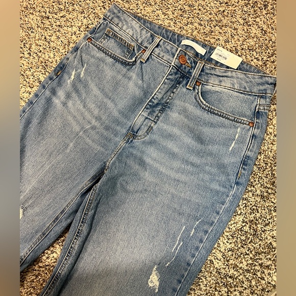 LC Lauren Conrad Blue Straight Leg Jeans Vintage-Inspired - Picture 2 of 7